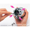 Embout de Dump Valve HKS SSQV "Low Frequency" - Violet
