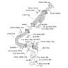 Ligne d'Echappement HKS "Hi-Power Single" pour Subaru BRZ