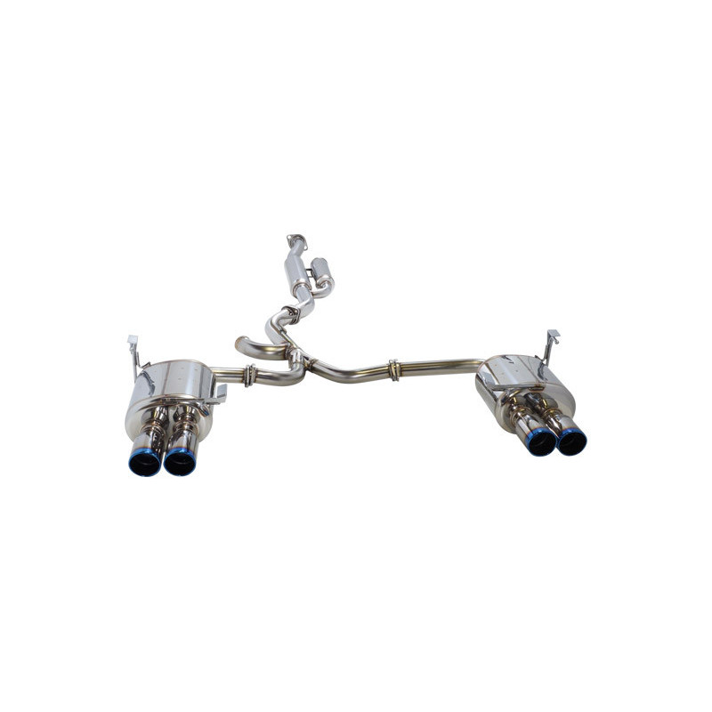 Ligne d'Echappement HKS "Legamax" Ti-Tip pour Subaru Impreza GVB & GVF (07-11)