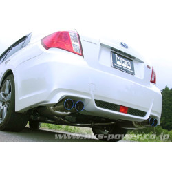 Ligne d'Echappement HKS "Legamax" Ti-Tip pour Subaru Impreza GVB & GVF (07-11)