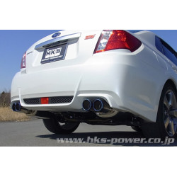 Silencieux d'Echappement HKS "Legamax" Ti-Tip pour Subaru Impreza GVF & GVG (07-11)