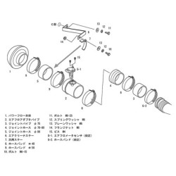 Admission Directe HKS Super Power Flow pour Subaru Impreza GDB (C-G) (02-07)