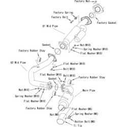 Ligne d'Echappement HKS "Hi-Power" pour Toyota GT86