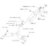 Ligne d'Echappement HKS "Hi-Power Spec-L II" pour Toyota Yaris GR