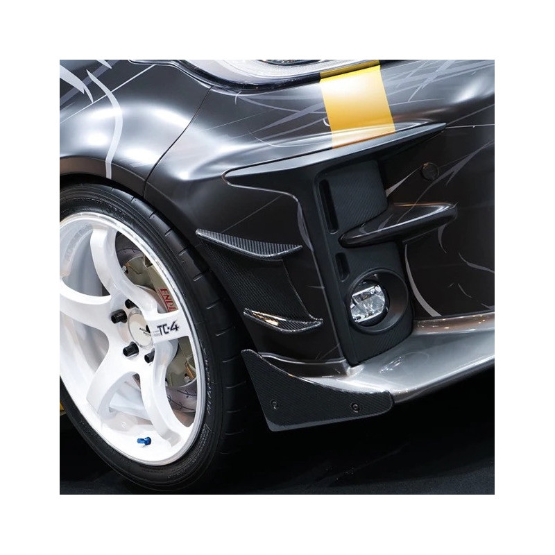 Canards de Pare-Choc Avant HKS en Carbone pour Toyota Yaris GR