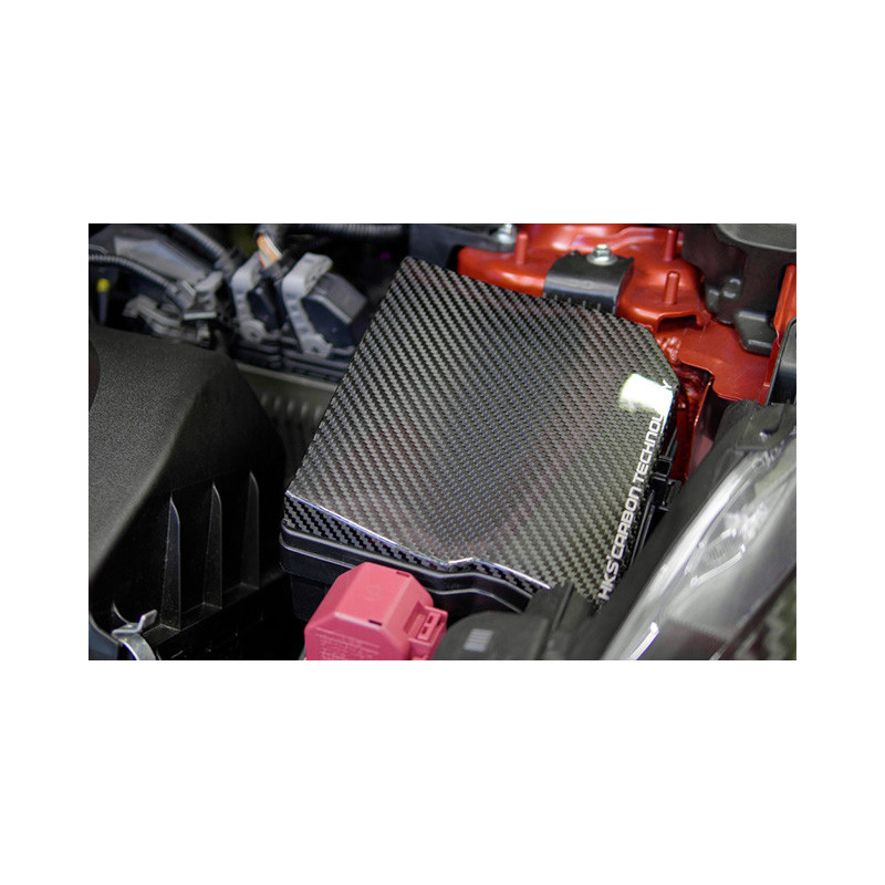 Cache Boite à Fusible HKS en Carbone pour Toyota Yaris GR