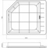 Filtre à Air HKS Super Air Filter pour Honda Civic FD1 (05-12)