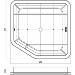 Filtre à Air HKS Super Air Filter pour Lexus IS 250 (05-13)
