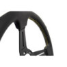 Volant GReddy "Medium Type" Tulipé (47 mm), Cuir Noir, Branches Noires - 340 mm