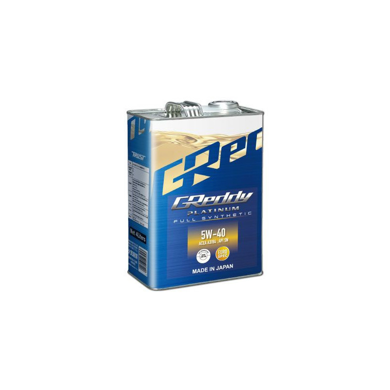 4L Huile Moteur GReddy Platinum 5W40 ACEA A3 B4 SN