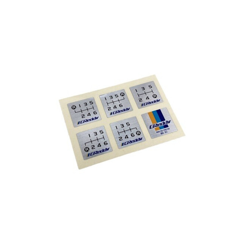 Lot de Stickers pour Pommeau GReddy