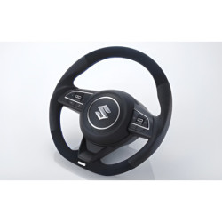Volant GReddy Cuir avec Coutures Rouges pour Suzuki Swift Sport ZC33S