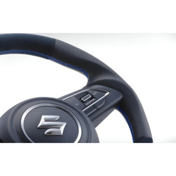 Volant GReddy Cuir avec Coutures Rouges pour Suzuki Swift Sport ZC33S