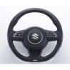 Volant GReddy Carbone Noir avec Coutures Rouges pour Suzuki Swift Sport ZC33S