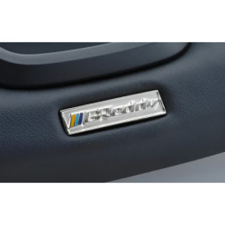 Volant GReddy Carbone Noir avec Coutures Rouges pour Suzuki Swift Sport ZC33S