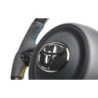 Volant GReddy Carbone Noir avec Coutures Tricolores pour Toyota Yaris GR