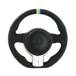 Volant GReddy Cuir Noir avec Repère Tricolore pour Toyota GT86 (12-16)