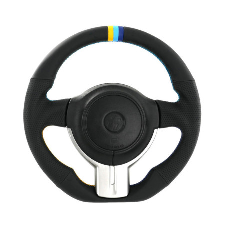Volant GReddy Cuir Noir avec Repère Tricolore pour Toyota GT86 (12-16)