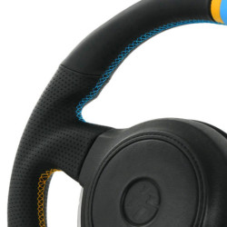 Volant GReddy Cuir Noir avec Repère Tricolore pour Toyota GT86 (12-16)