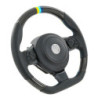 Volant GReddy Carbone Noir avec Coutures Tricolores pour Toyota GT86 (17-21) & GR86