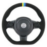 Volant GReddy Cuir Noir Retourné avec Coutures Tricolores pour Toyota GT86 (17-21) & GR86