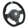 Volant GReddy Cuir Noir Retourné avec Coutures Tricolores pour Toyota GT86 (17-21) & GR86