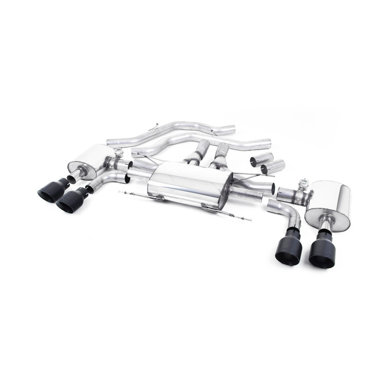 Milltek Sport Front Pipe-back Alfa Romeo Giulia Quadrifoglio 2.9 V6 Bi-Turbo (Non OPF GPF Models) (2017-2027)