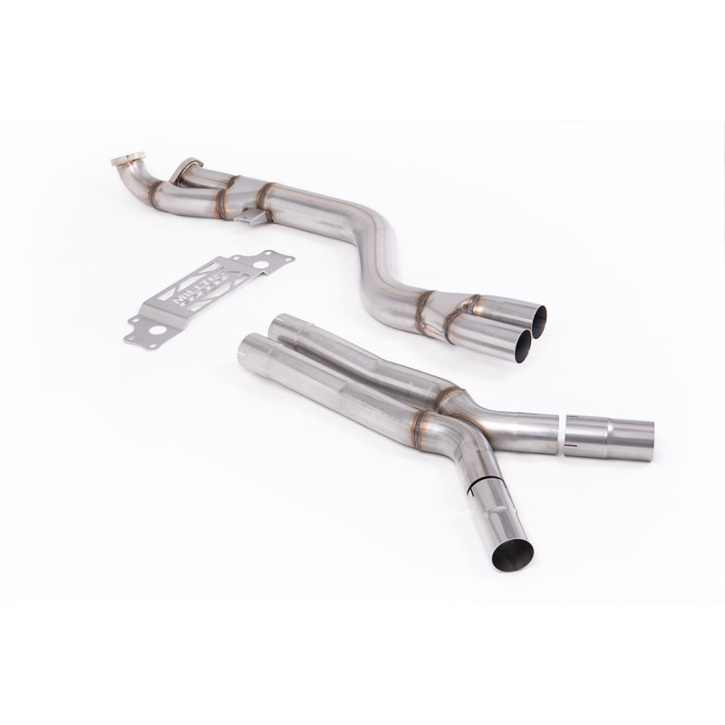 Milltek Sport Secondary Catalyst Bypass BMW 2 Series M2 Coupe (G87 S58 NAS Non-OPF GPF Models) (2023-2027)