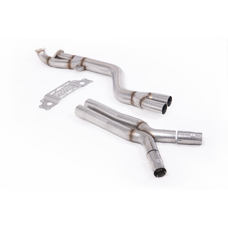 Milltek Sport Secondary Catalyst Bypass BMW 2 Series M2 Coupe (G87 S58 NAS Non-OPF GPF Models) (2023-2027)