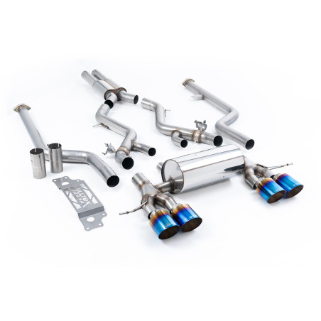 Milltek Sport Cat-back BMW 2 Series M2 Coupe (G87 S58 NAS Non-OPF GPF Models) (2023-2027)