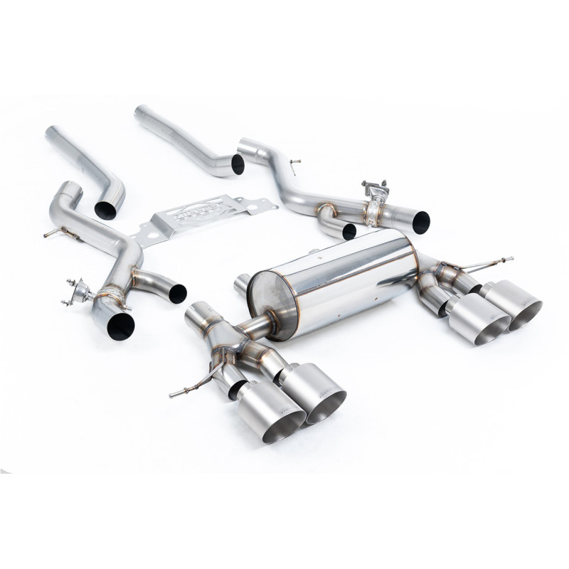 Milltek Sport Secondary Cat-back BMW 2 Series M2 Coupe (G87 S58 NAS Non-OPF GPF Models) (2023-2027)