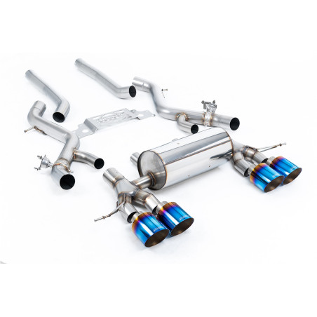 Milltek Sport Secondary Cat-back BMW 2 Series M2 Coupe (G87 S58 NAS Non-OPF GPF Models) (2023-2027)
