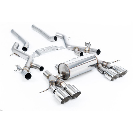Milltek Sport Secondary Cat-back BMW 2 Series M2 Coupe (G87 S58 NAS Non-OPF GPF Models) (2023-2027)