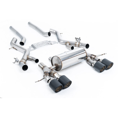 Milltek Sport Secondary Cat-back BMW 2 Series M2 Coupe (G87 S58 NAS Non-OPF GPF Models) (2023-2027)