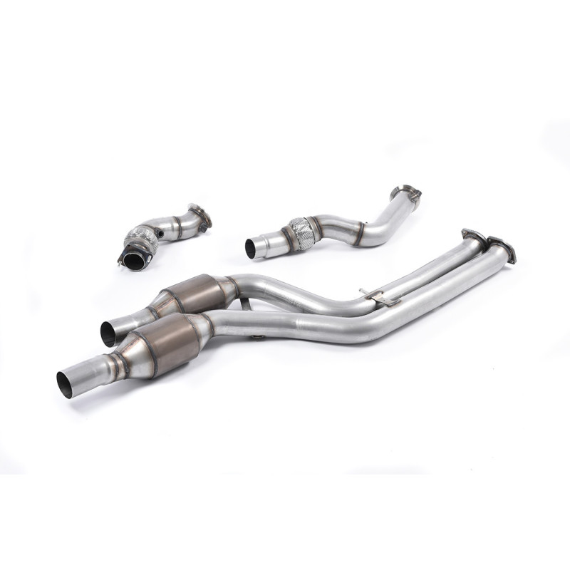 Milltek Sport Large Bore Downpipes and Hi-Flow Sports Cats BMW 3 Series F80 M3 & M3 Competition Saloon (Non OPF GPF...