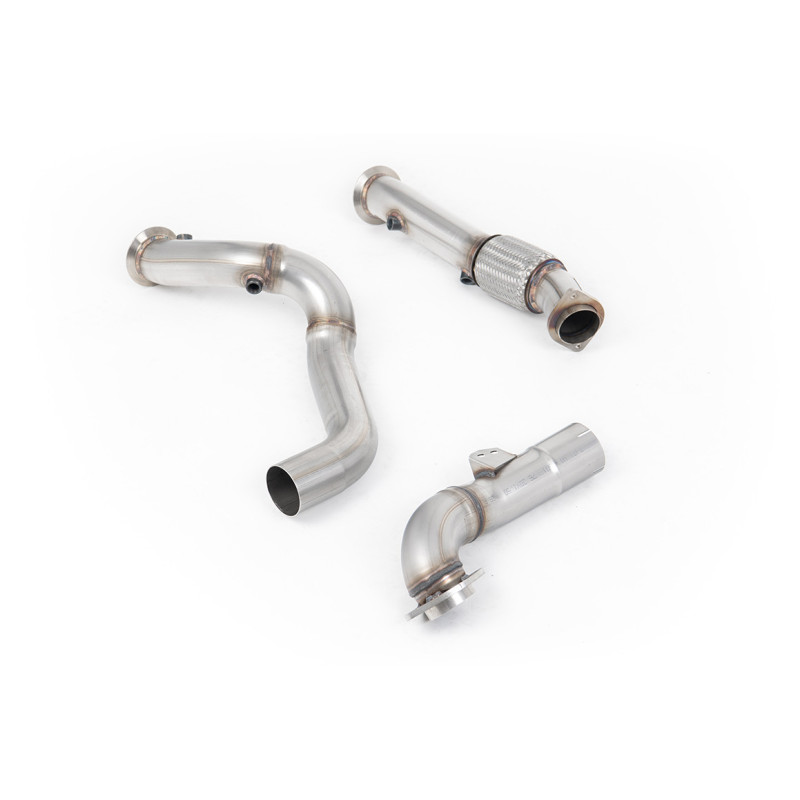Milltek Sport Large-bore Downpipe and De-cat BMW 3 Series G80 M3 & M3 Competition S58 3.0 Turbo (North American ROW...