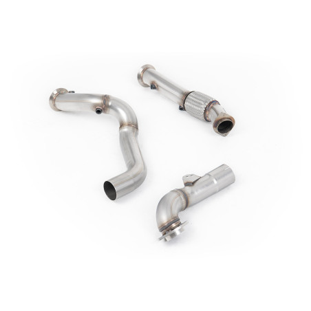 Milltek Sport Large-bore Downpipe and De-cat BMW 3 Series G80 M3 & M3 Competition S58 3.0 Turbo (North American ROW...