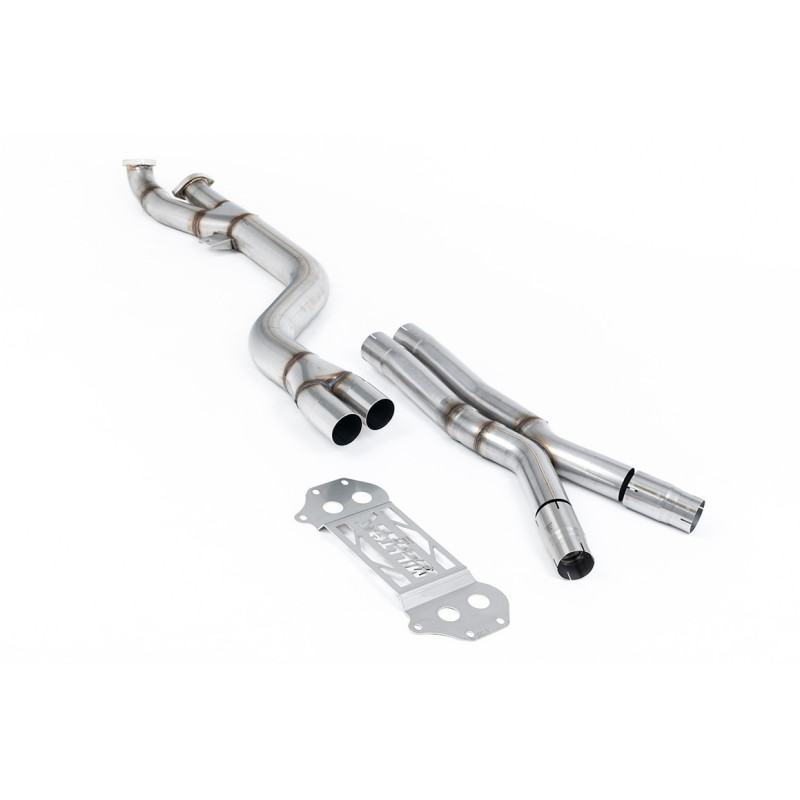 Milltek Sport Secondary Catalyst Bypass BMW 3 Series G80 M3 & M3 Competition S58 3.0 Turbo (North American ROW...