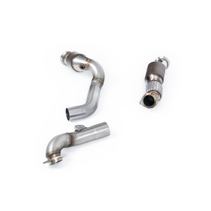 Milltek Sport Large Bore Downpipe and Hi-Flow Sports Cat BMW 3 Series G80 G81 M3 & M3 Competition S58 3.0 Turbo (OPF...