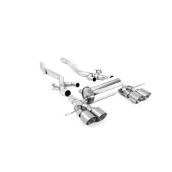 Milltek Sport Axle Back BMW 3 Series G80 G81 M3 & M3 Competition S58 3.0 Turbo (OPF GPF Equipped Cars Only) inc...