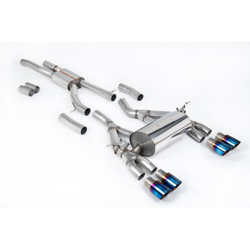 Milltek Sport Cat-back BMW 4 Series F82 83 M4 Coupe Convertible & M4 Competition Coupé (Non-OPF equipped models...