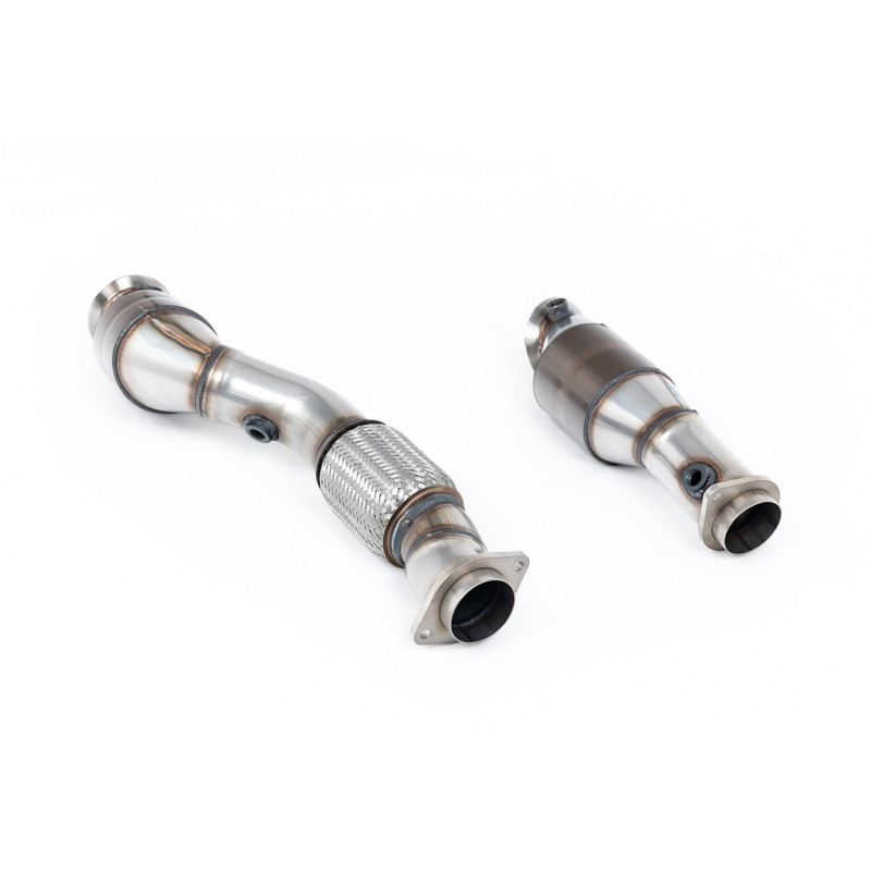 Milltek Sport Large Bore Downpipe and Hi-Flow Sports Cat BMW 4 Series G82 M4 & M4 Competition S58 3.0 Turbo (OPF GPF...