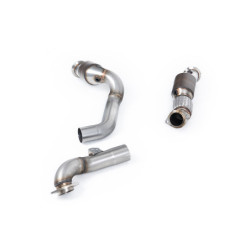 Milltek Sport Large Bore Downpipe and Hi-Flow Sports Cat BMW 4 Series G82 M4 & M4 Competition S58 3.0 Turbo (OPF GPF...