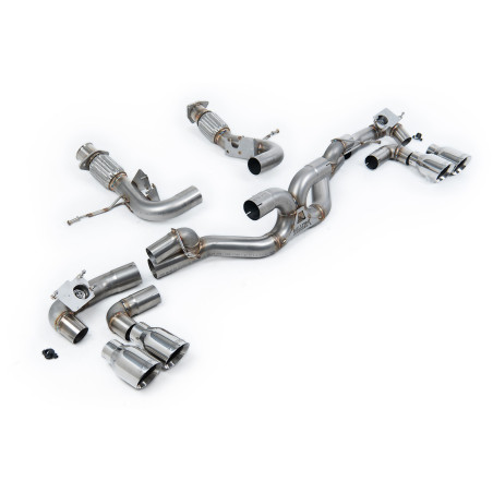 Milltek Sport Cat-back Chevrolet GMC Corvette Stingray (C8) 6.2L V8 & E-Ray Hybrid (Non-OPF GPF Models) (2020-2027)