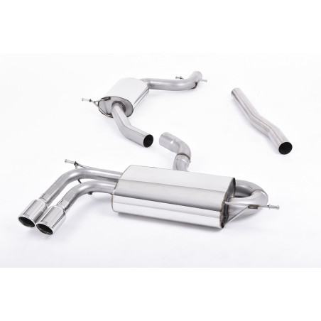 Milltek Sport Cat-back Audi A3 1.8 TSI 2WD 3-Door (2008-2012)