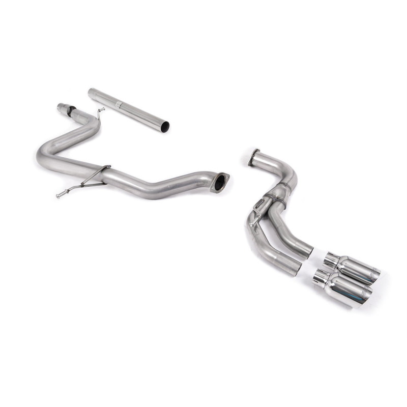 Milltek Sport Cat-back Audi A3 2.0 TDI 184PS MQB 2WD (3 Door & Sportback Models) (2013-2020)