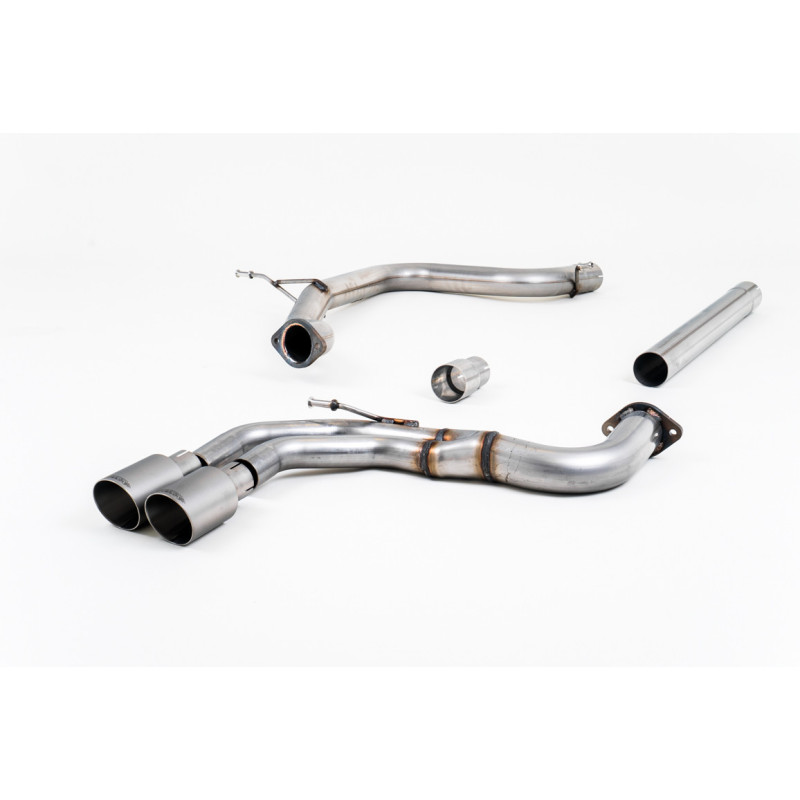 Milltek Sport Cat-back Audi A3 2.0 TDI 184PS MQB 2WD (3 Door & Sportback Models) (2013-2020)