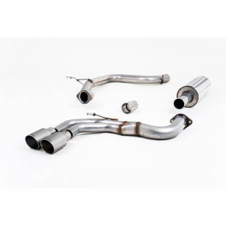 Milltek Sport Cat-back Audi A3 2.0 TDI 184PS MQB 2WD (3 Door & Sportback Models) (2013-2020)