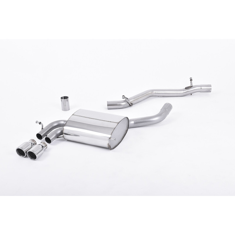 Milltek Sport Cat-back Audi A3 3.2 V6 quattro 3 door & 5 door Sportback (2003-2012)