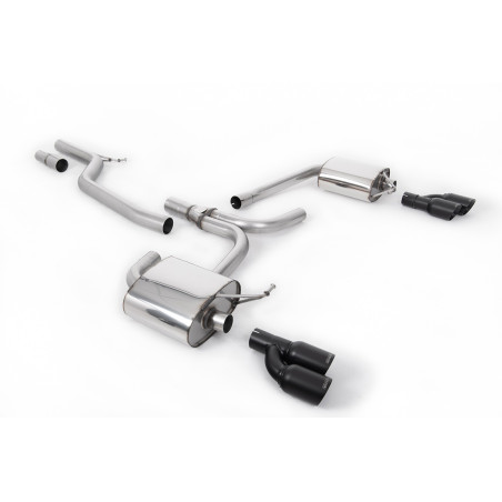 Milltek Sport Cat-back Audi A4 2.0 TDi B8 140PS 177PS 2WD Saloon and Avant (S line models only) (2009-2011)